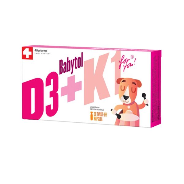BABYTOL D3 K1 30 twist off kapsule
