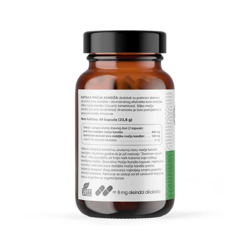 Bioandina Mačja Kandža 60 kapsula (2)