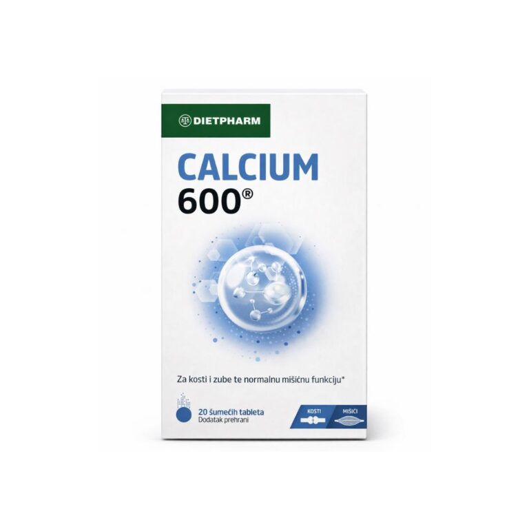 Dietpharm Calcium 600 20 šumećih tableta