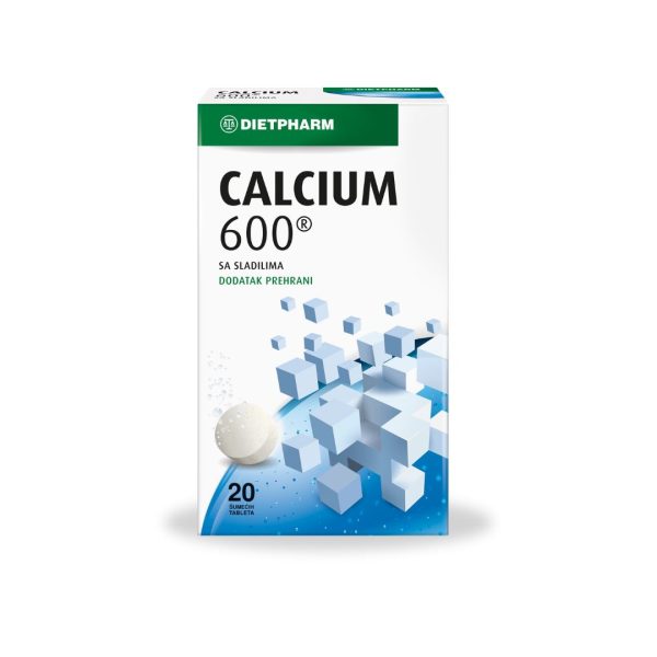 Dietpharm Calcium 600 20 šumećih tableta