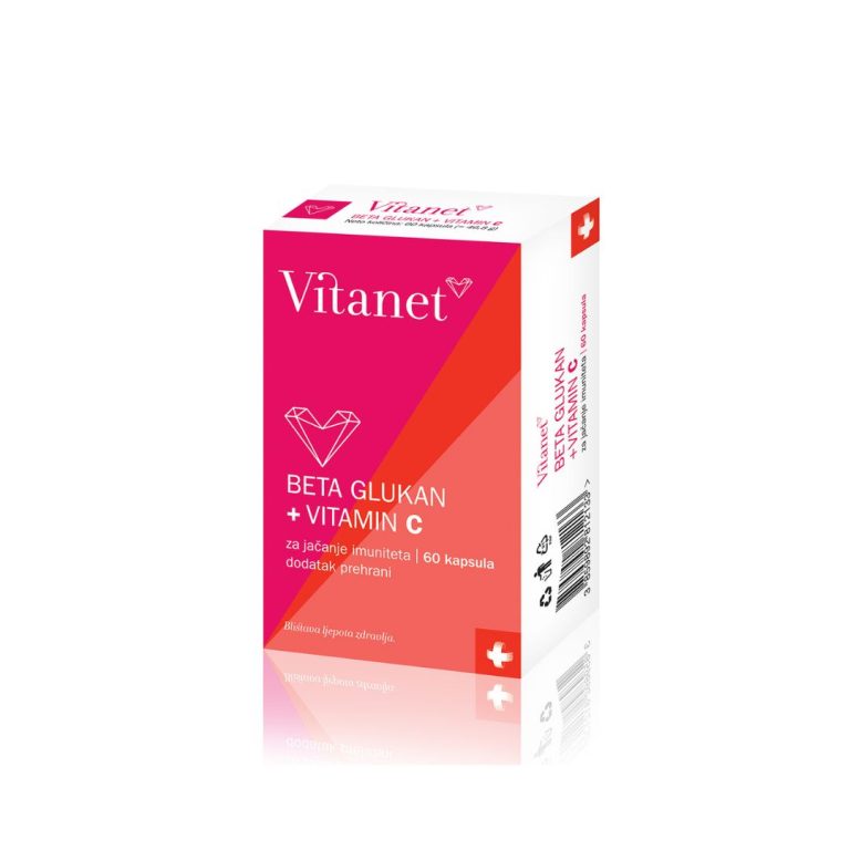 VITANET Beta Glukan + Vitamin C 60 kapsula