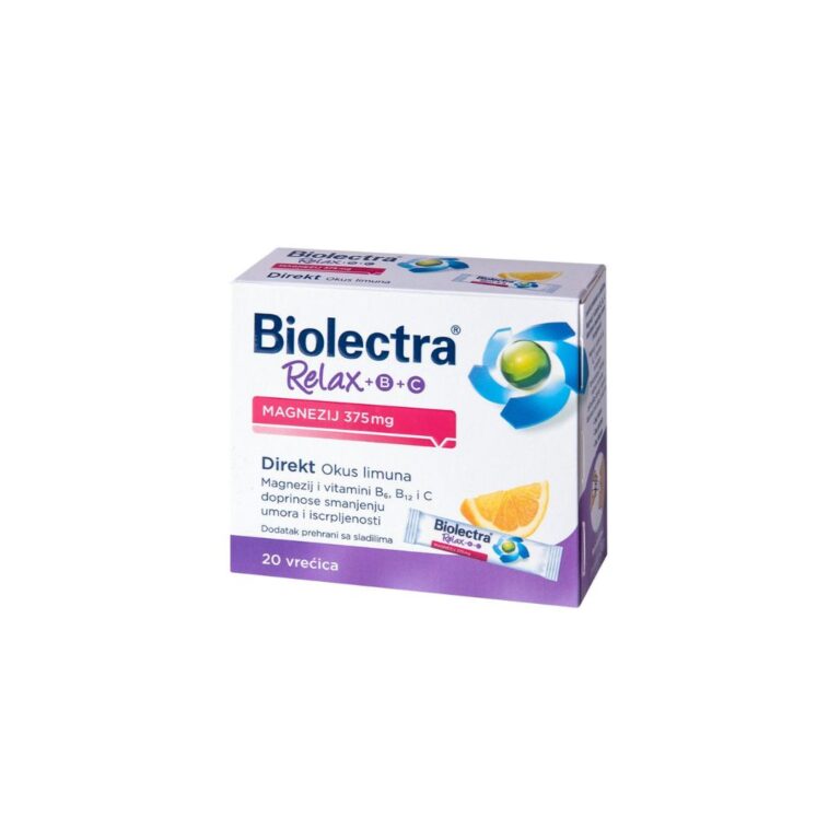 Biolectra Relax Magnezij 375 mg 20 vrećica