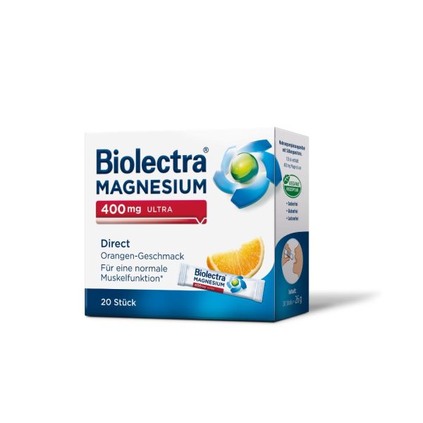 Biolectra Magnezij 400 mg Ultra Direkt 20 vrećica