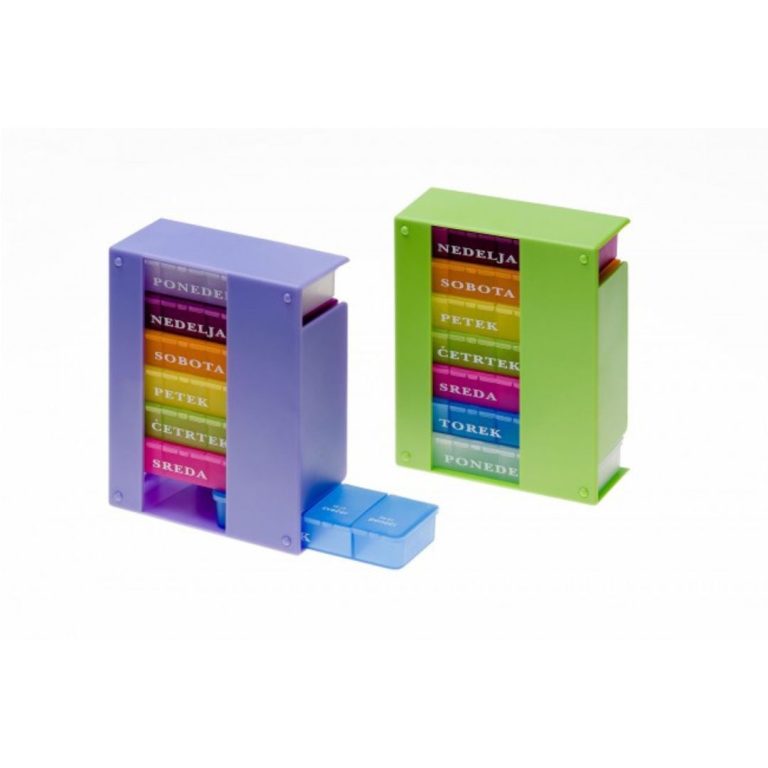 Dozator za tablete sa 4 dnevne pregrade