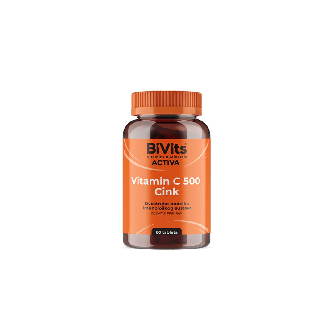 Bivits Vitamin C 500 Cink 60 tableta