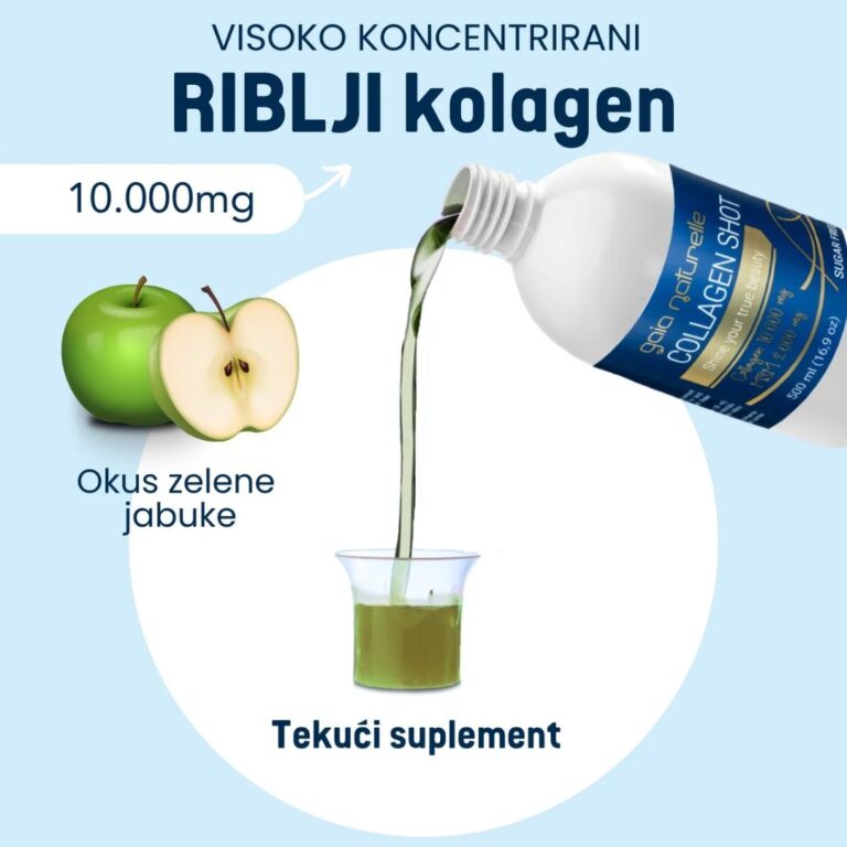 Gaia Naturelle KOLAGEN SHOT 10 000 tekući dodatak prehrani 500 ml (2)