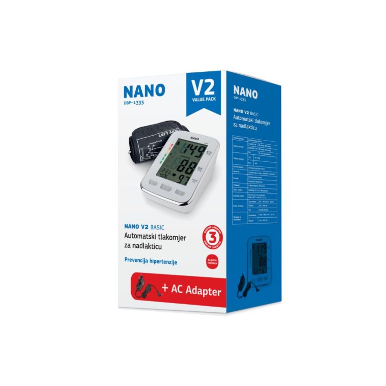 NANO V2 BASIC tlakomjer za nadlakticu + adapter