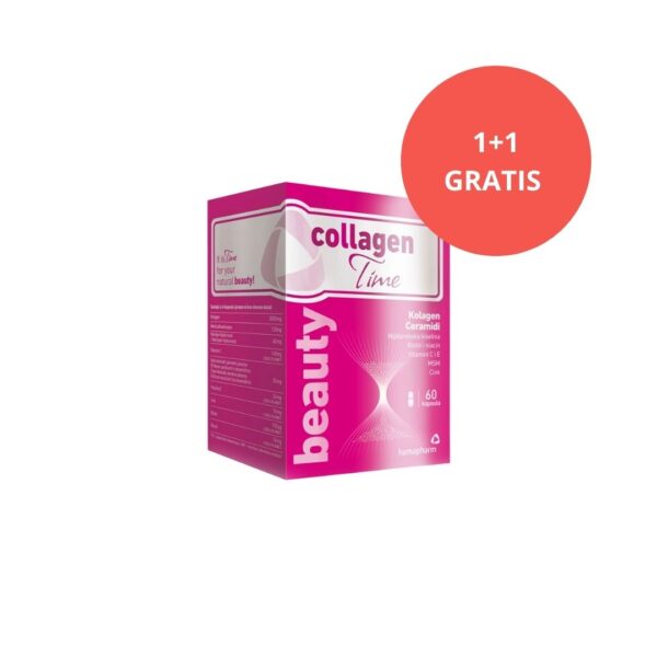 hamapharm CollagenTime Beauty kapsule (1+1 GRATIS)