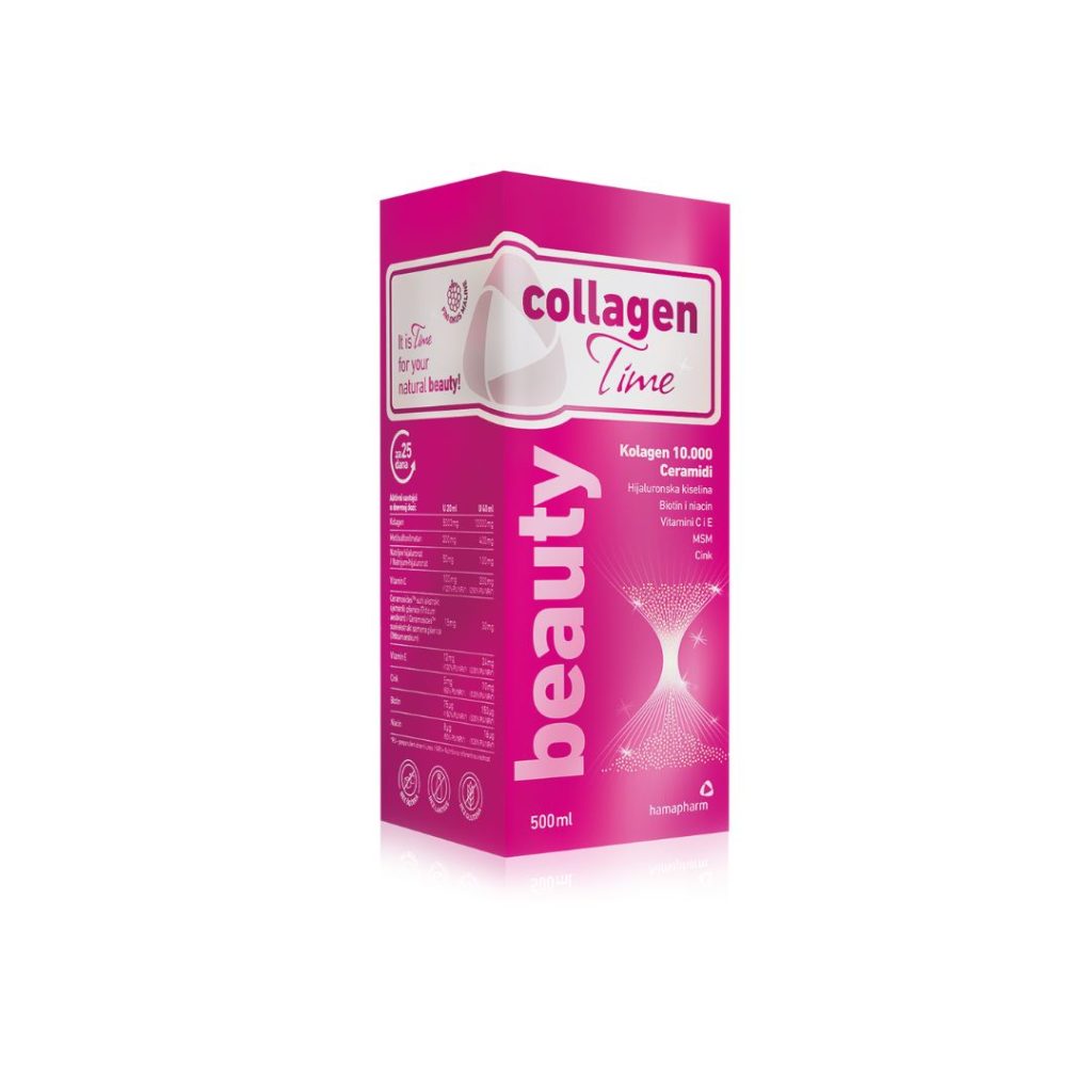 hamapharm CollagenTime Beauty tekući dodatak prehrani 500 ml (2)