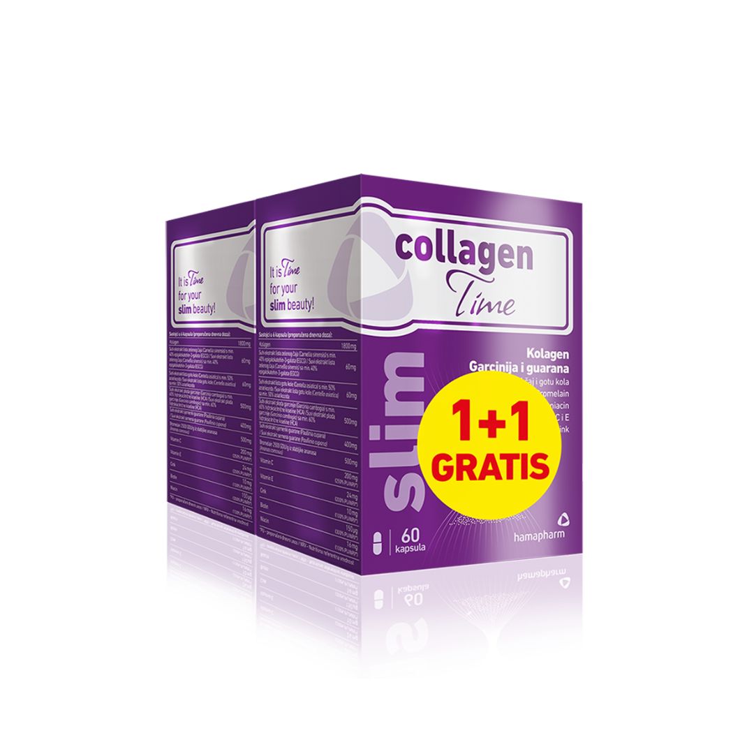 hamapharm CollagenTime Slim kapsule 1+1 GRATIS