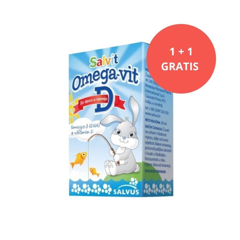 Salvit Omega vit D kapi 15 ml (1+1 GRATIS)