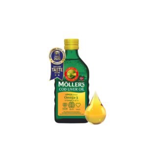 Mollers Omega 3 tekući dodatak prehrani 250 ml Limun