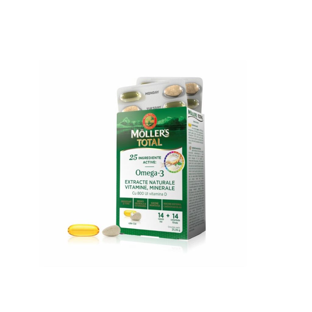 Mollers TOTAL 14 kapsula + 14 tableta