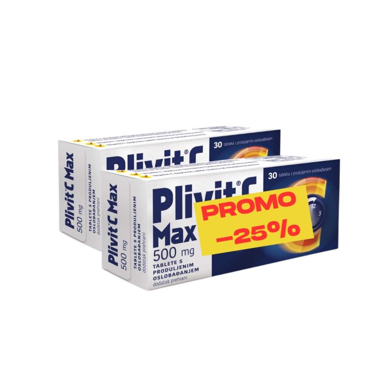 PLIVIT C Max 500 mg 30 tableta promo 25%