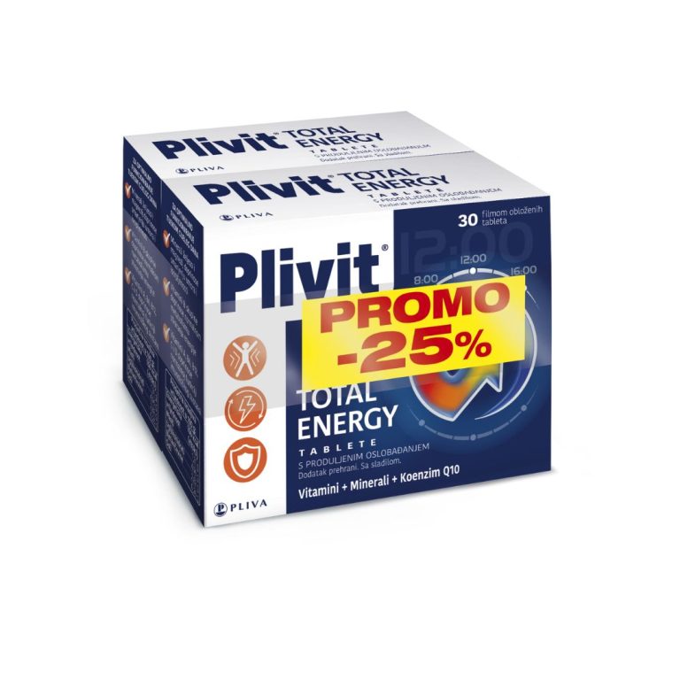 PLIVIT Total Energy 30 tableta promo 25%