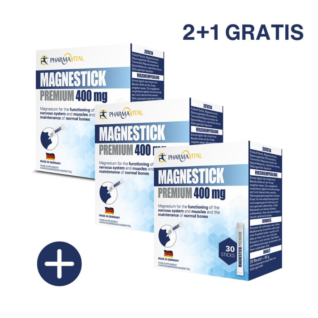 PharmaVital MagneStick Premium 400 mg 30 vrećica 2+1