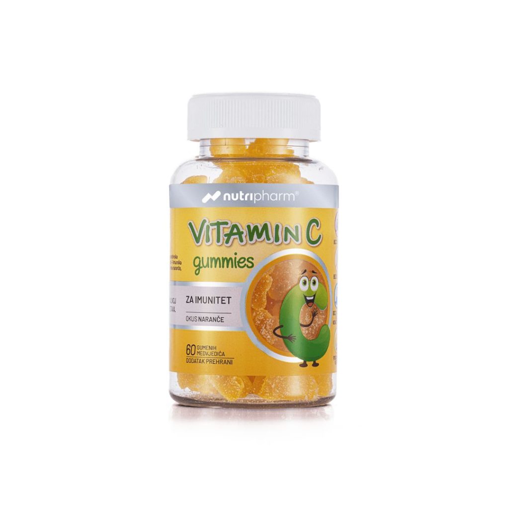 nutripharm Vitamin C gummies 60 gumenih medvjedića