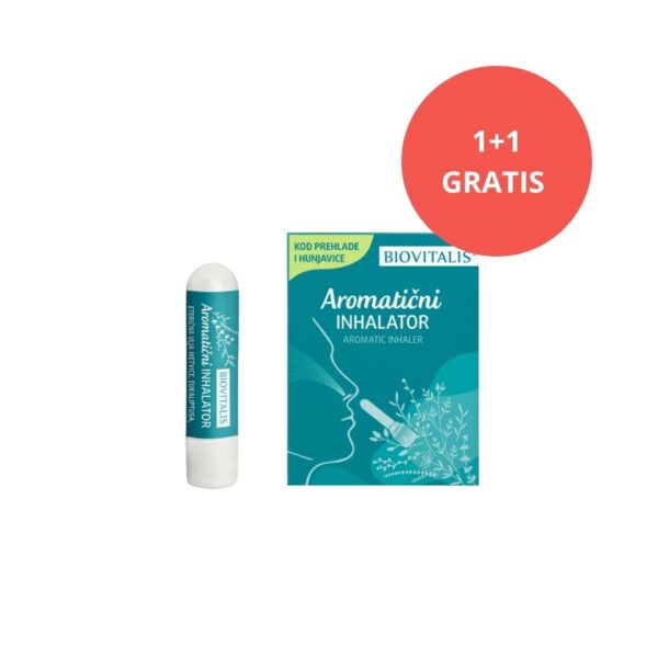 BIOVITALIS Aromatični inhalator 1,5 g (1+1 GARTIS)