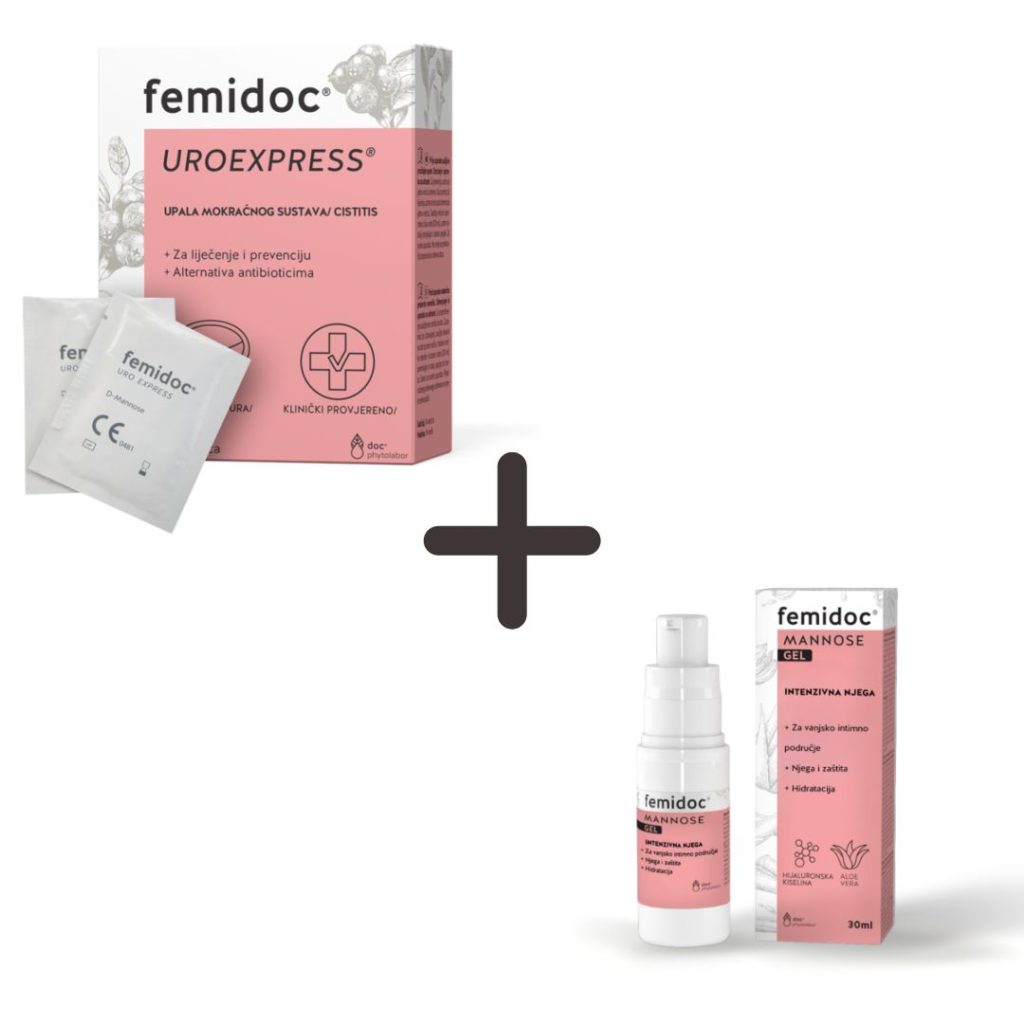 femidoc URO EXPRESS + MANNOSE gel GRATIS