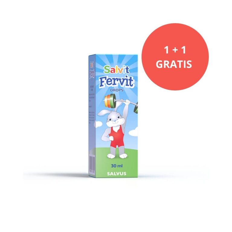 Salvit Fervit tekući dodatak prehrani 30 ml (1+1 GRATIS)