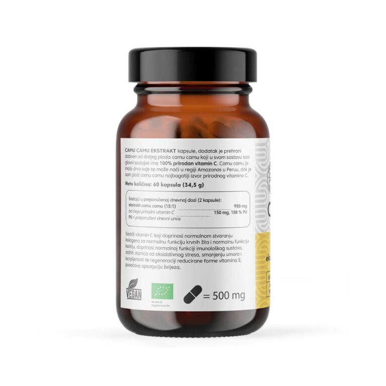 Bioandina Camu Camu BIO kapsule – Vitamin C kompleks 60 kapsula (2)