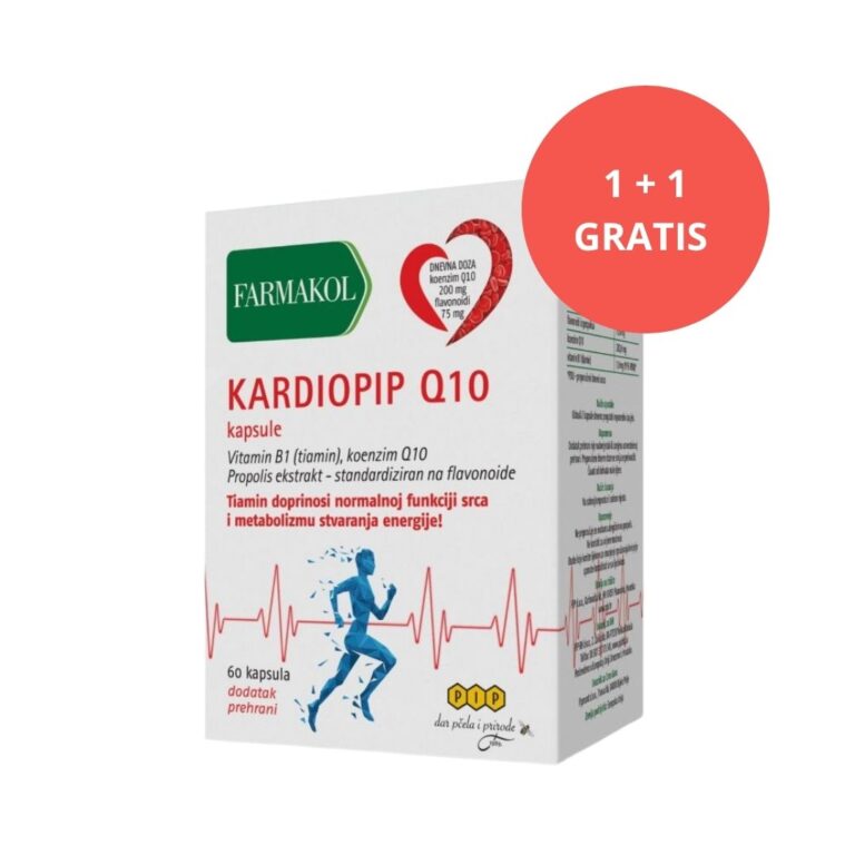 FARMAKOL Kardiopip Q10 60 kapsula (1+1 GRATIS)