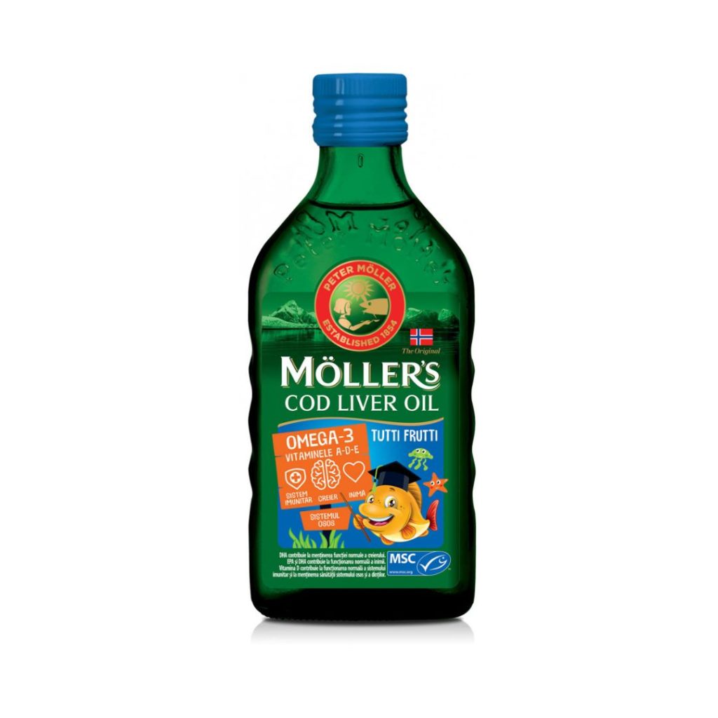 Mollers Omega 3 tekući dodatak prehrani 250 ml Tutti Frutti