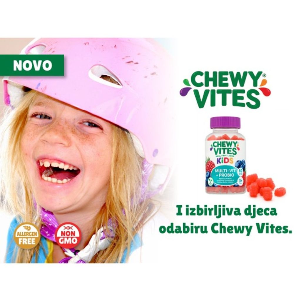 CHEWY VITES Kids Multi Vit Probio gumeni bomboni 60 komada (2)