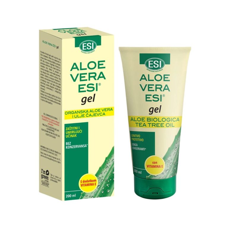 ESI ALOE VERA gel s uljem čajevca i vitaminom E 200 ml