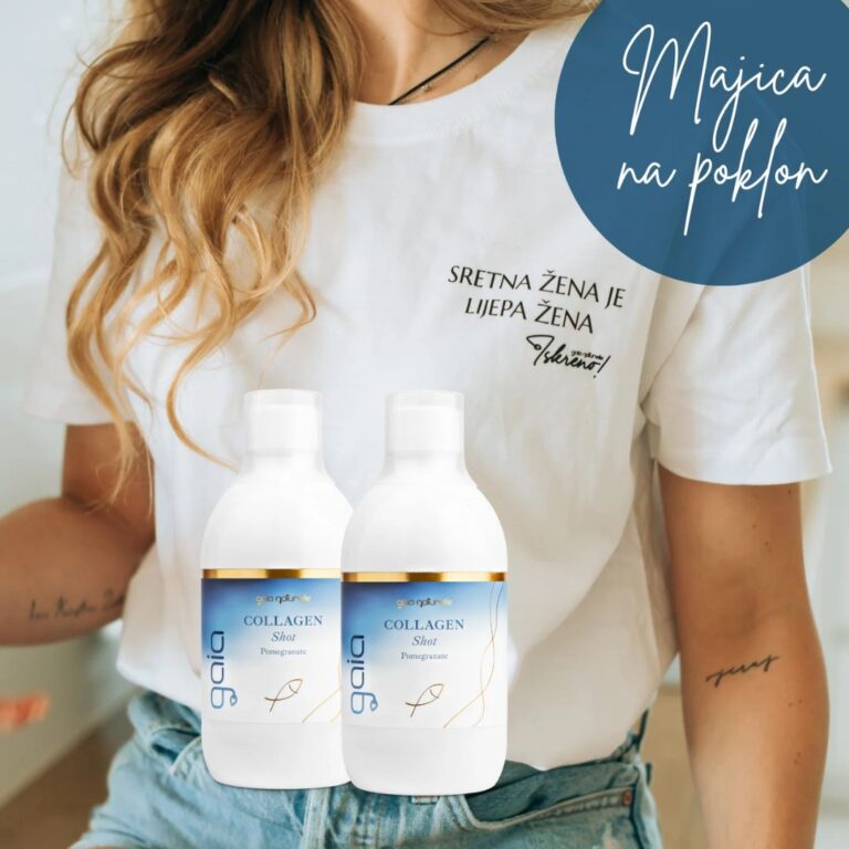 Gaia Naturelle KOLAGEN SHOT 2x + Majica POKLON PAKET