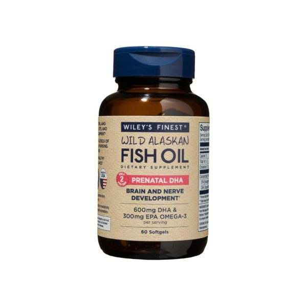 Wiley’s Finest Fish Oil Prenatal DHA 60 kapsula