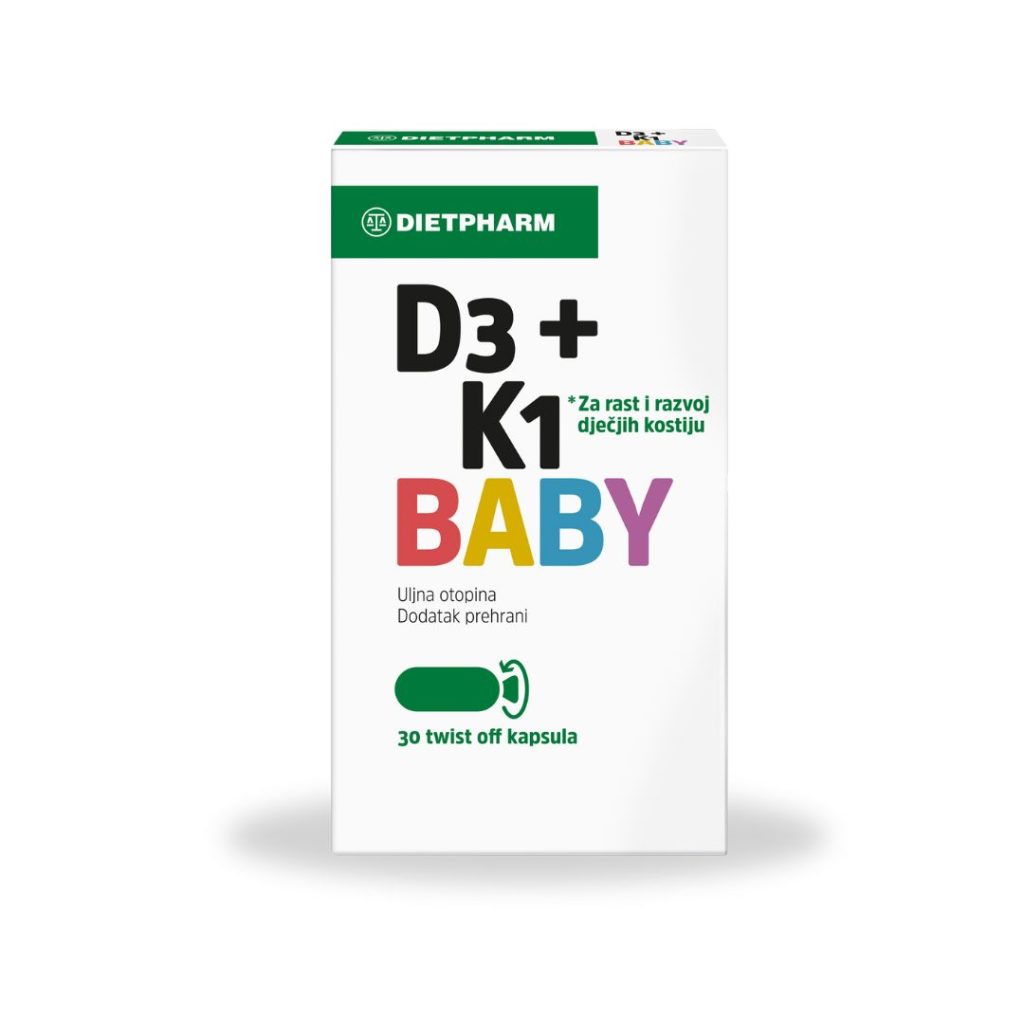 Dietpharm D3 K1 Baby 30 twist off kapsula