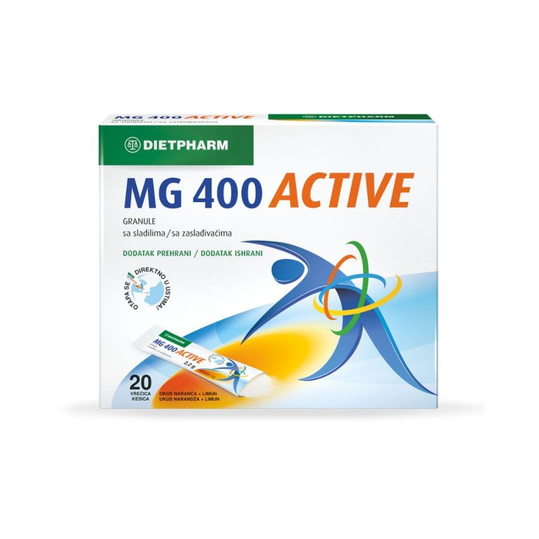 Dietpharm MG 400 Active granule 20 vrećica