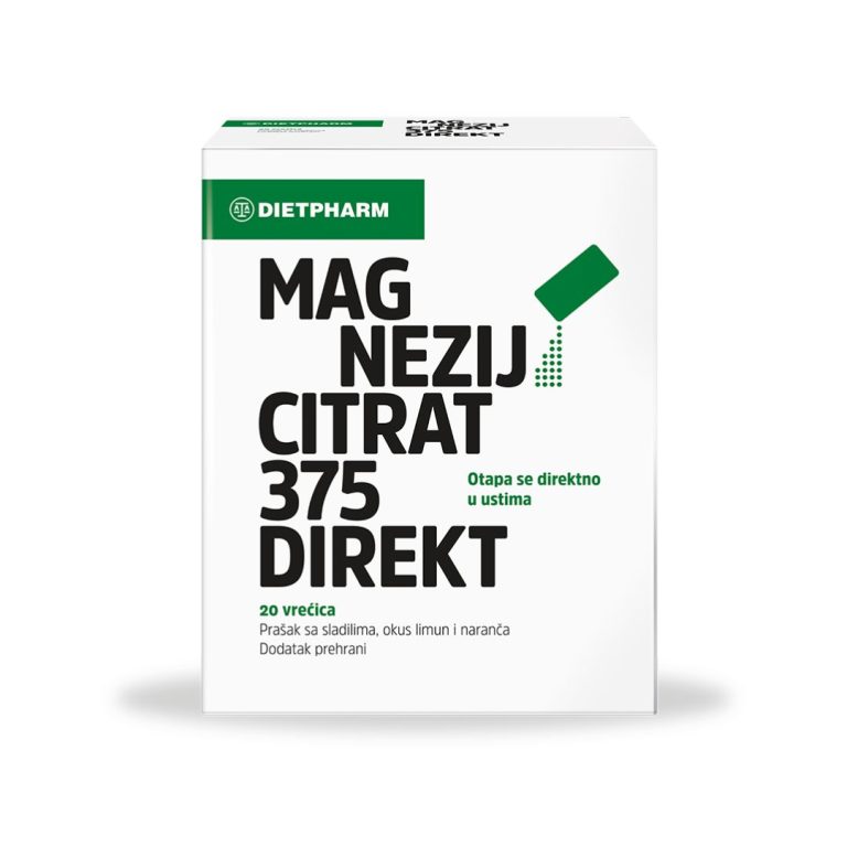 Dietpharm Magnezij Citrat 375 Direkt 20 vrećica