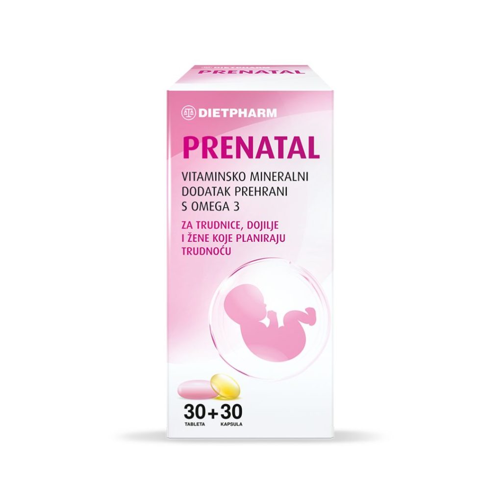 Dietpharm Prenatal 30 tableta + 30 kapsula