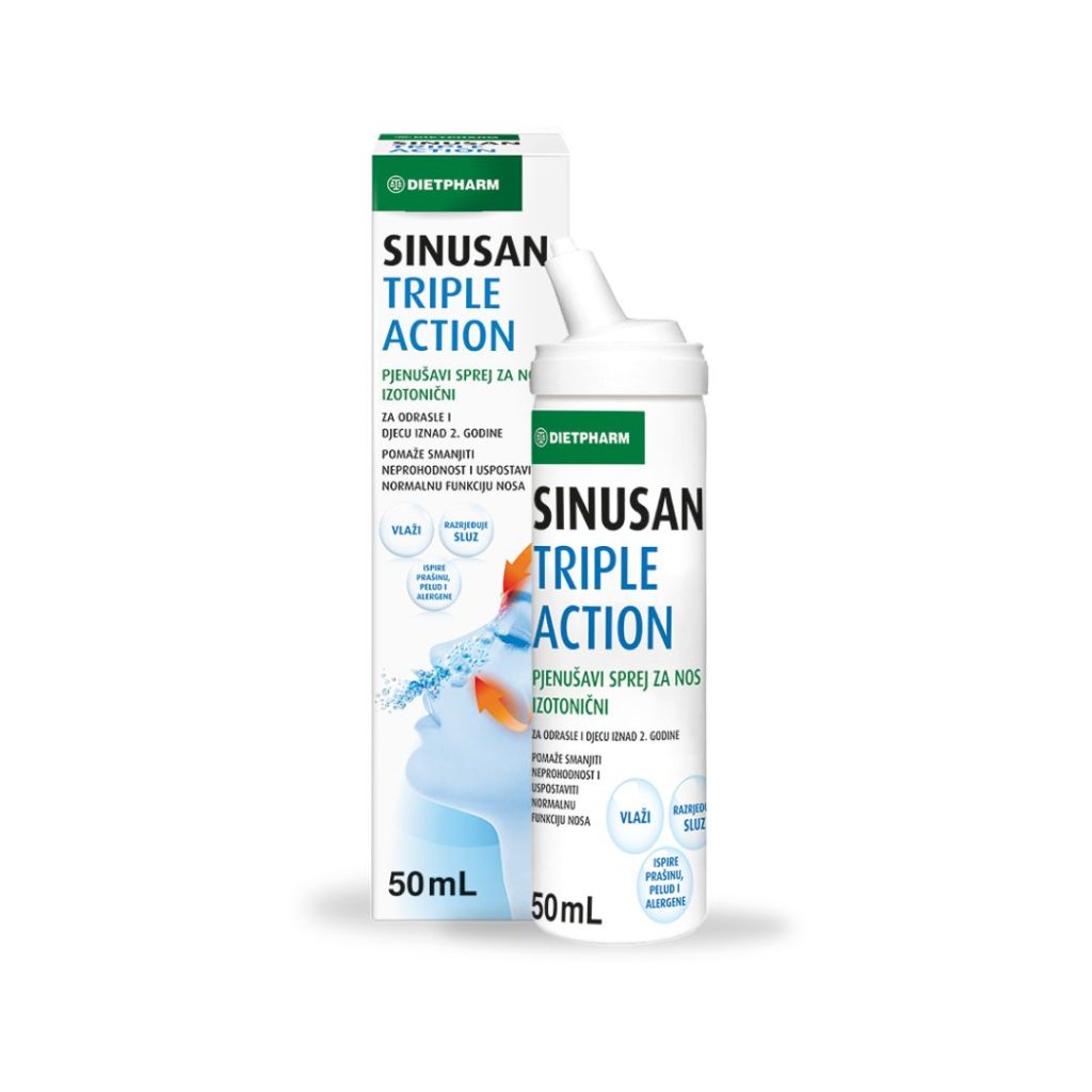 Dietpharm Sinusan Triple Action sprej za nos 50 ml