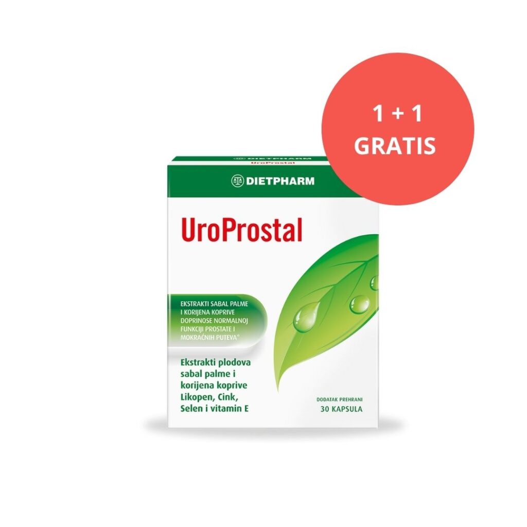 Dietpharm UroProstal kapsule (1+1 GRATIS)