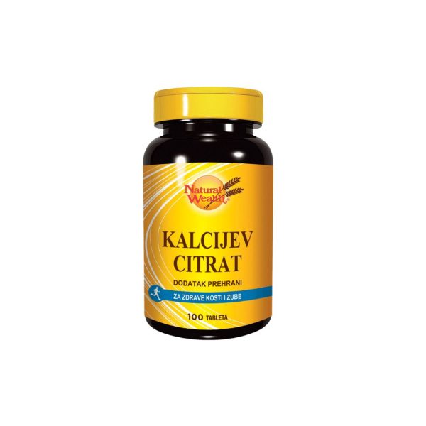 Natural Wealth Kalcijev citrat 100 tableta