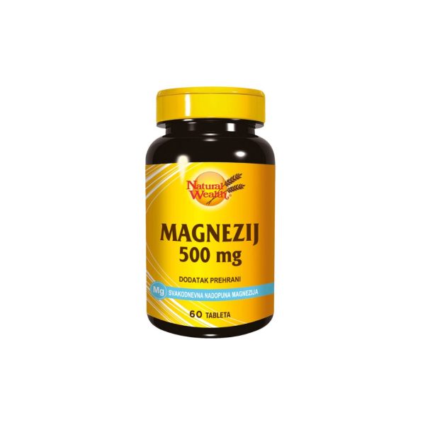 Natural Wealth Magnezij 500 mg 60 tableta