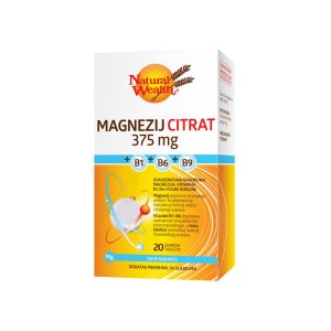 Natural Wealth Magnezij citrat B1 B6 B9 20 šumećih tableta