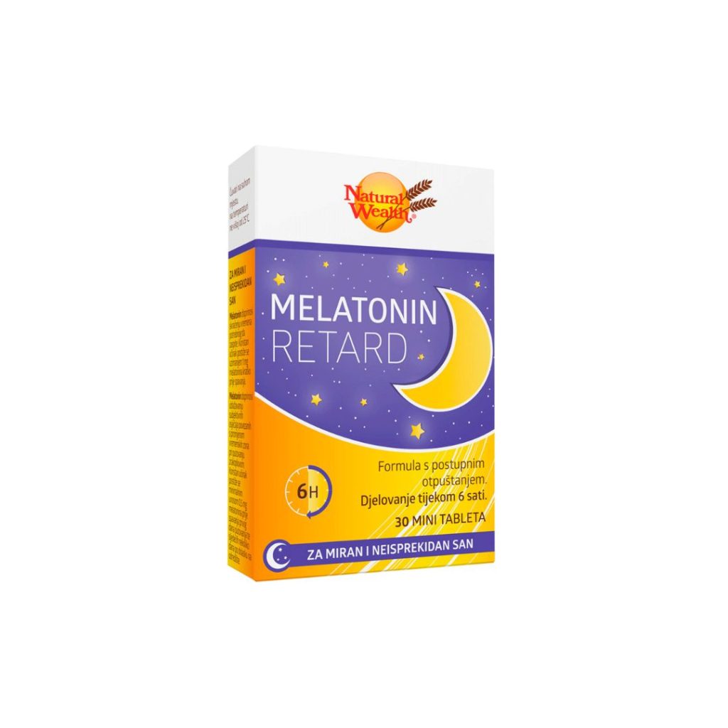 Natural Wealth Melatonin Retard 30 mini tableta