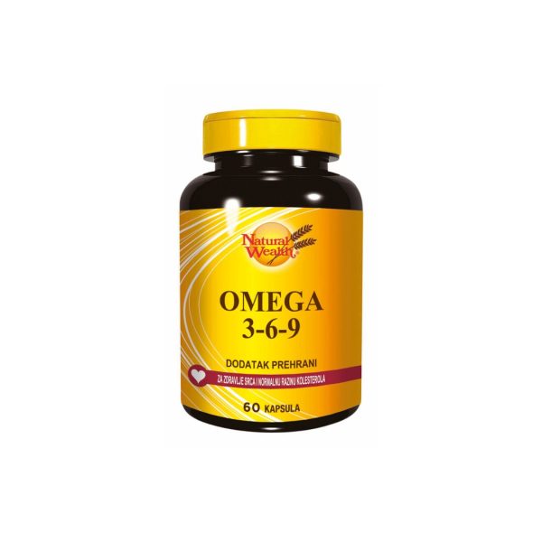 Natural Wealth Omega 3 6 9 60 kapsula