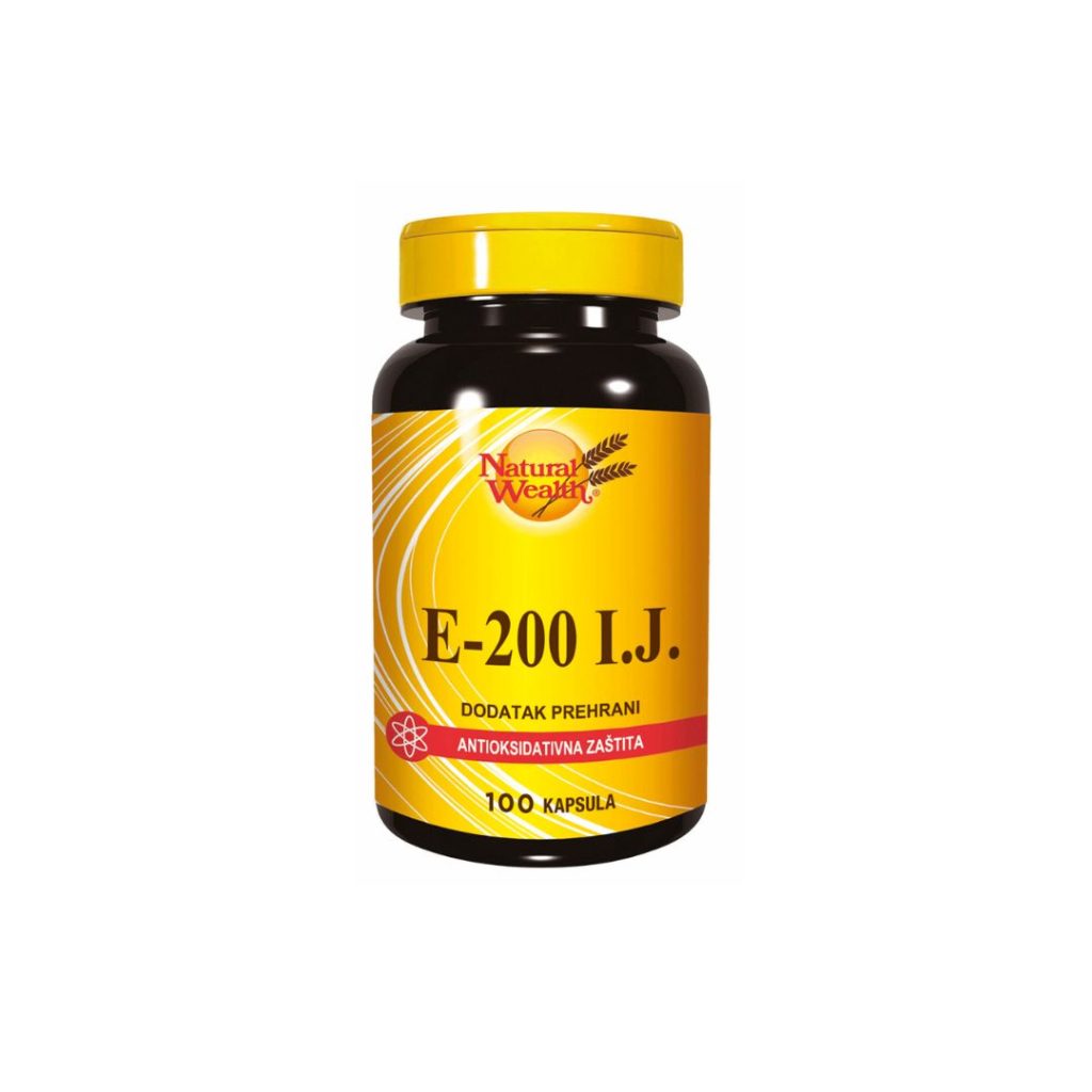 Natural Wealth Vitamin E 200 I.J. 100 kapsula