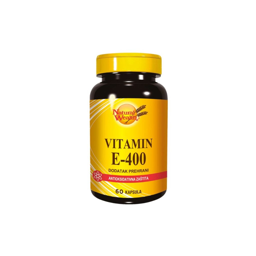 Natural Wealth Vitamin E 400 60 kapsula