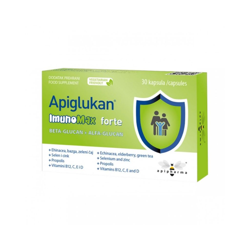 apipharma Apiglukan Imunomax Forte 30 kapsula