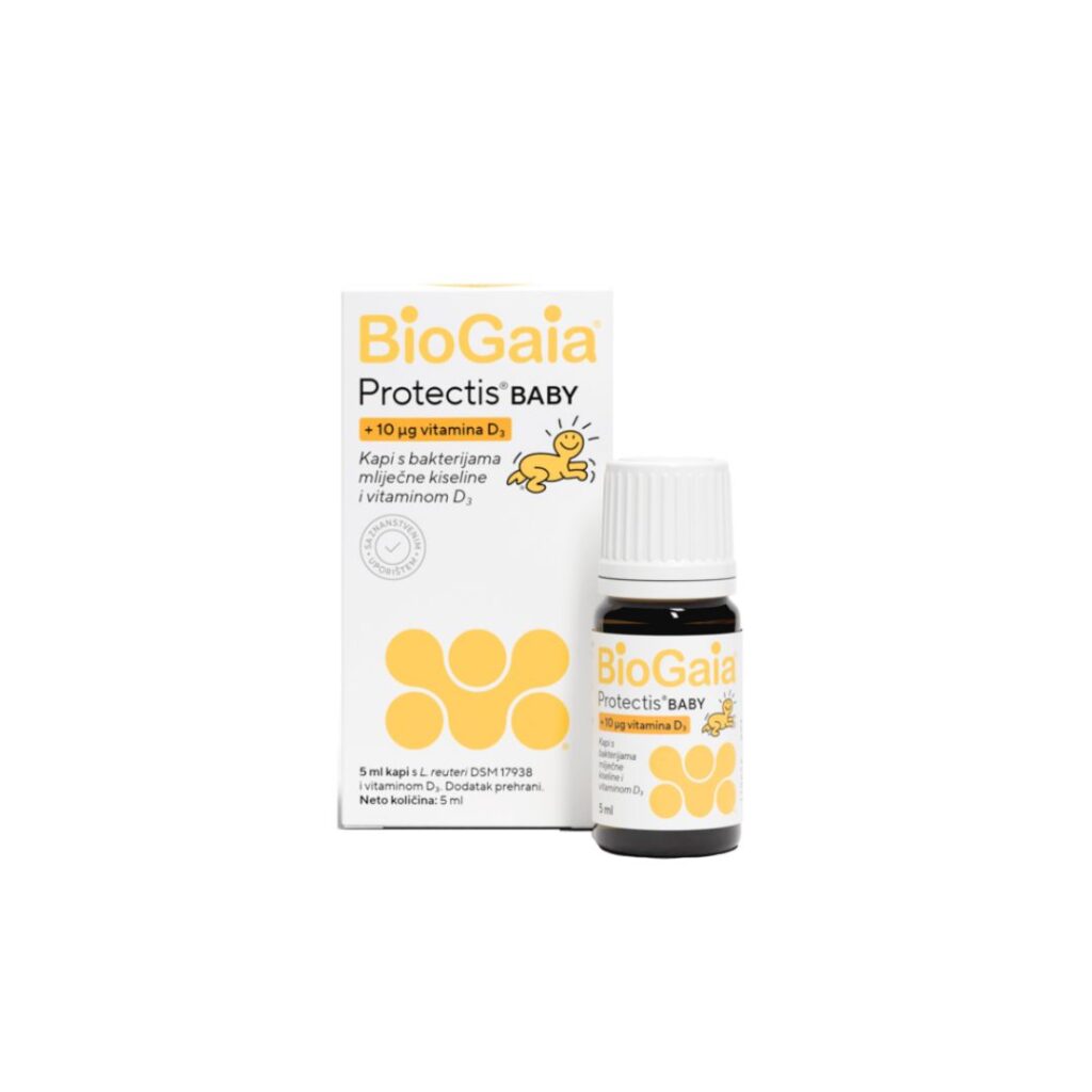 BioGaia Protectis Baby kapi s vitaminom D 5 ml