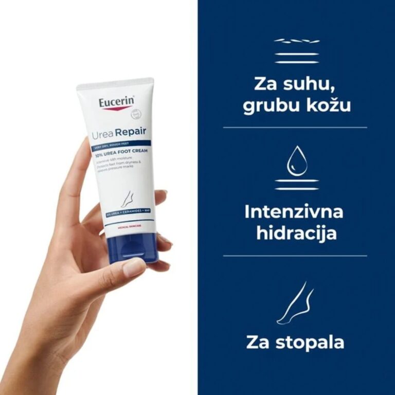 Eucerin UreaRepair krema za njegu stopala sa 10% uree 100 ml (4)