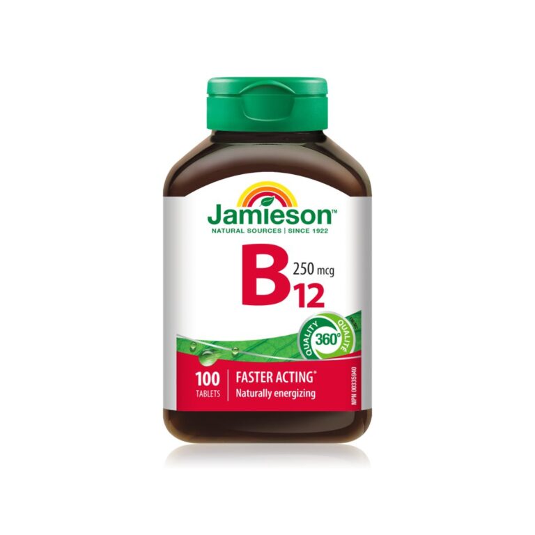 Jamieson Vitamin B12 250 μg 100 tableta (2)