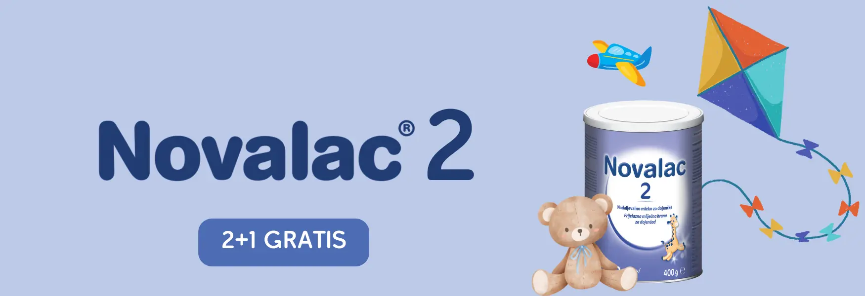 Novalac 2 (2+1 gratis)