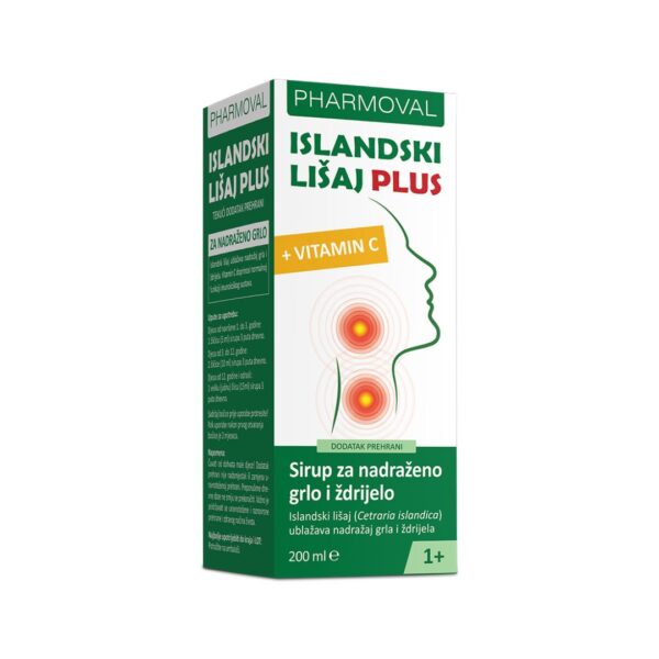 Pharmoval Islandski lišaj Plus sirup 200 ml